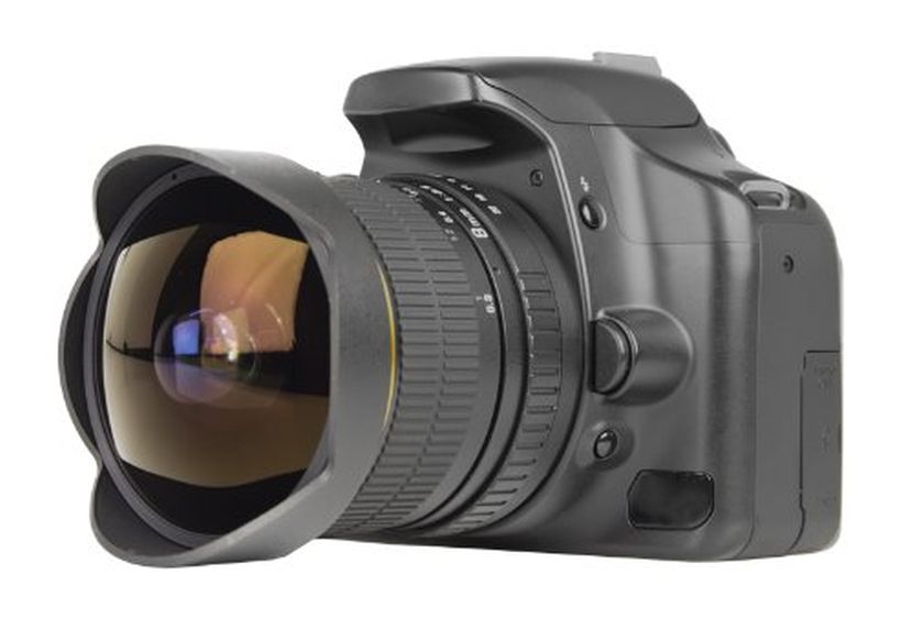 Bower SLY358C Ultra Wide-Angle 8mm f/3.5 Fisheye Lens for Canon