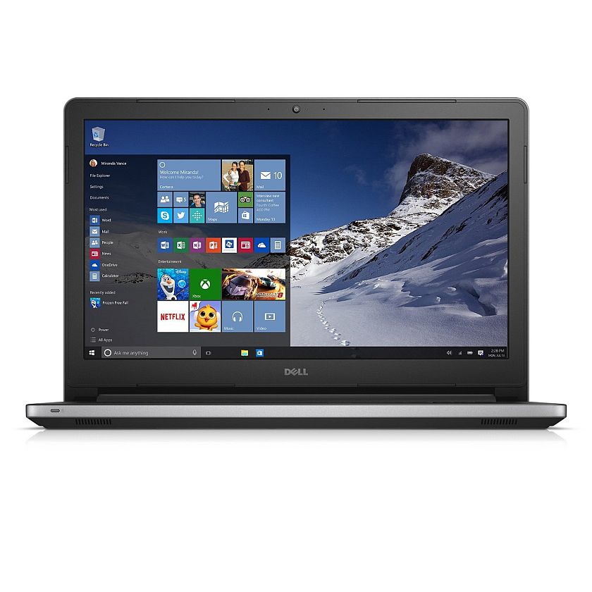 Dell Inspiron 15 5000 Series 15.6 Inch Laptop (Intel Core i5 5200U, 8 GB RAM, 1 TB HDD, Silver) with MaxxAudio