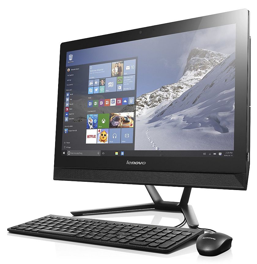 Lenovo C40 21.5-Inch All-in-One Touchscreen Desktop (AMD A6, 8 GB RAM, 1 TB HDD, Windows 10) F0B50052US