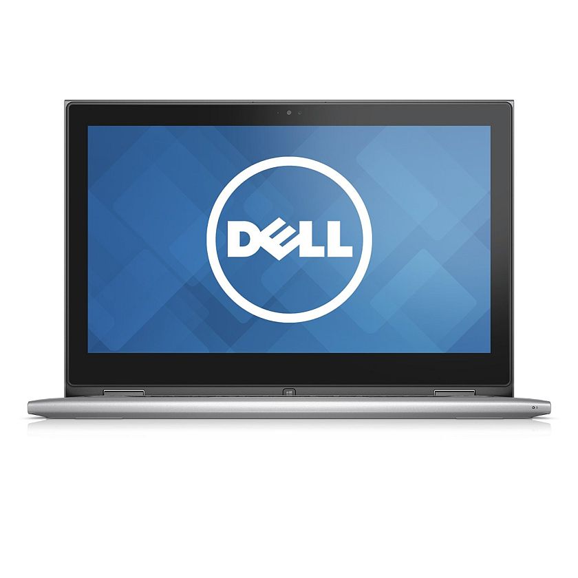 Dell Inspiron 13 7000 Series FHD 13.3 Inch Convertible 2 in 1 Touchscreen Laptop (Intel Core i7 5500U, 8 GB RAM, 256 GB SSD, Silver) with MaxxAudio- Free Upgrade to Windows 10