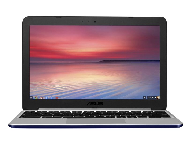 ASUS C201 11.6 Inch Chromebook (Rockchip 3288, 2GB, 16GB SSD, Navy Blue)