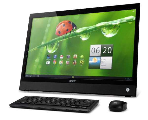 Acer DA220HQL 21.5-Inch Android All-in-One Touchscreen Desktop (Black) 2013 Model
