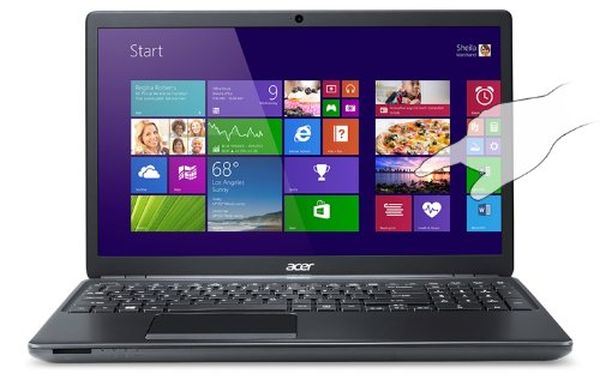 Acer Aspire E1-572P-6857 15.6-Inch Touchscreen Laptop (1.7GHz Intel Core i3-4010U Processor, 6GB DDR3L, 750GB HDD, Windows 8.1) Clarinet Black