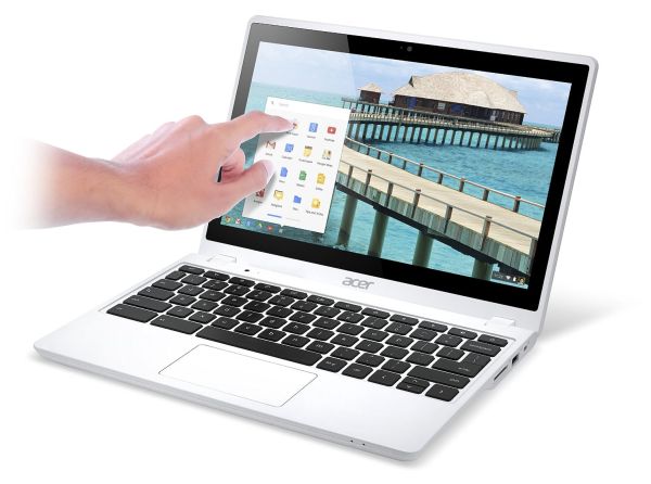 2014 Newest Model Acer C720P Touch Screen Chromebook (11.6-Inch Touchscreen, Haswell micro-architecture) 4GB 32GB SSD USB 3.0 Bluetooth Intel HD Graphics with 128MB of dedicated system memory Moonstone White