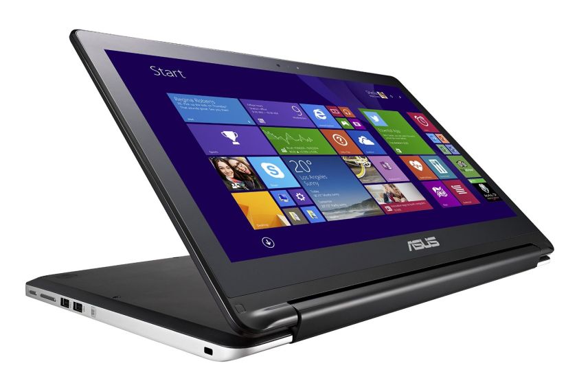 ASUS Flip 2 in 1 15.6 Inch Laptop (Intel Core i5, 8 GB, 1TB HDD, Black, Silver) - Free Upgrade to Windows 10