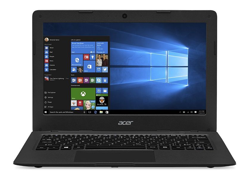 Acer Aspire One Cloudbook, 11-Inch HD, 32GB, Windows 10, Gray (AO1-131-C9PM)