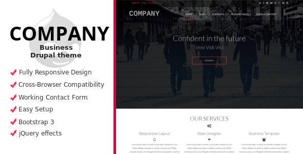 Company - Business Drupal theme