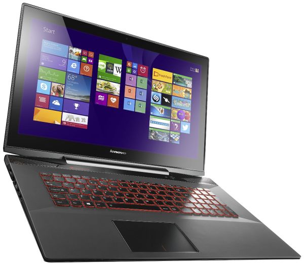 Lenovo Y70 17.3-Inch Touchscreen Gaming Laptop (80DU004KUS) Black