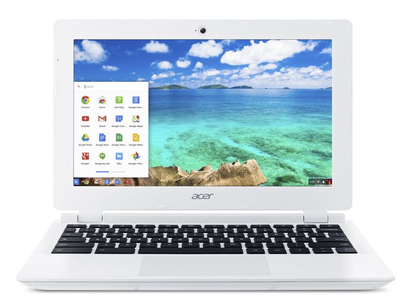 Acer Chromebook, 11.6-Inch, CB3-111-C670 (Intel Celeron , 2GB, 16GB SSD, White)