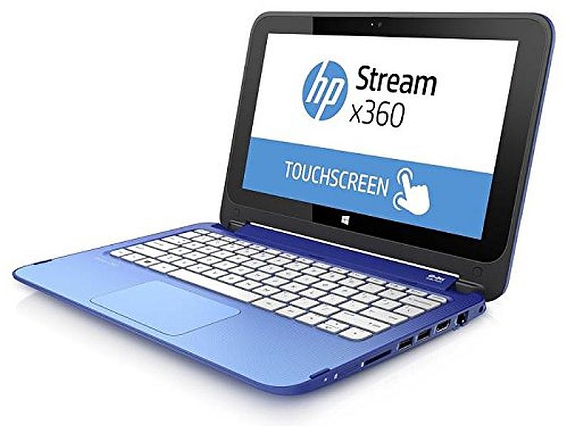 HP Stream X360 11.6-inch Premium Built Touch-Screen Convertible Laptop Intel N2840 up to 2.58GHz 2GB DDR3L 32GB eMMC HDD, with 1 year office 365 and $25 Windows Store credit