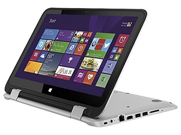 2015 Newest Model HP Pavilion X360 2-in-1(laptop or Tablet) 13.3-inch Touch-screen Convertible Laptop(5th Gen Intel® Coretm I3-5010u Processor 3MB L3 Cache 2.1GHz , 4GB DDR3L SDRAM, 500GB HDD, WLED HD Touchscreen Display, Windows 8.1 64-bit, Silver)