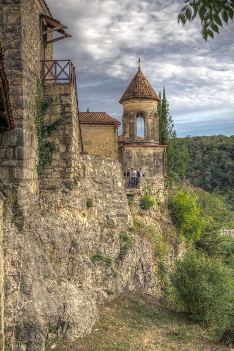 Rear view of Motsameta monastery complex