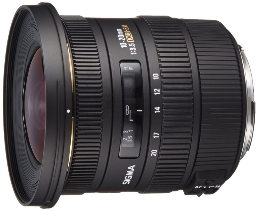 Sigma 10-20mm f/3.5 EX DC HSM ELD SLD Aspherical Super Wide Angle Lens for Canon Digital SLR Cameras