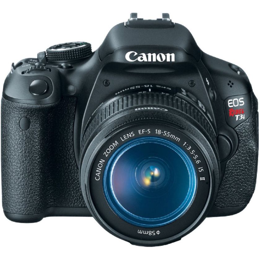 Canon EOS Rebel T3i Digital SLR Camera with EF-S 18-55mm f/3.5-5.6 IS Lens