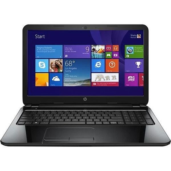 HP 15-G012DX 15.6" Laptop PC - AMD Quad-Core A8 / 4GB Memory / 750GB HD / DVD±RW/CD-RW / HD Webcam / Windows 8.1 64-bit (Black Licorice)