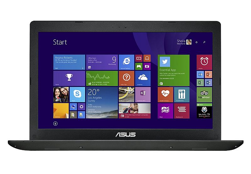  Roll over image to zoom in      ASUS X551MA 15.6 Inch Laptop (Intel Celeron, 4 GB, 500GB HDD, Black) - Free Upgrade to Windows 10