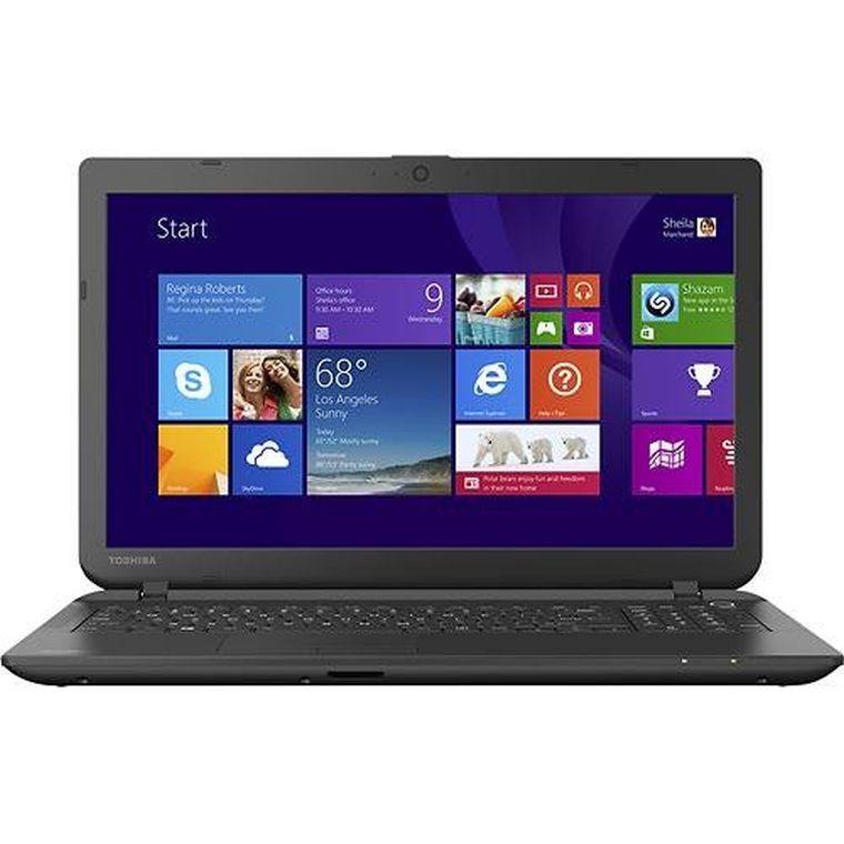 Toshiba Satellite C55-B5100 15.6" Laptop PC -Intel Celeron / 4GB Memory / 500GB HD / DVD±RW/CD-RW / Webcam / Windows 8.1 64-bit