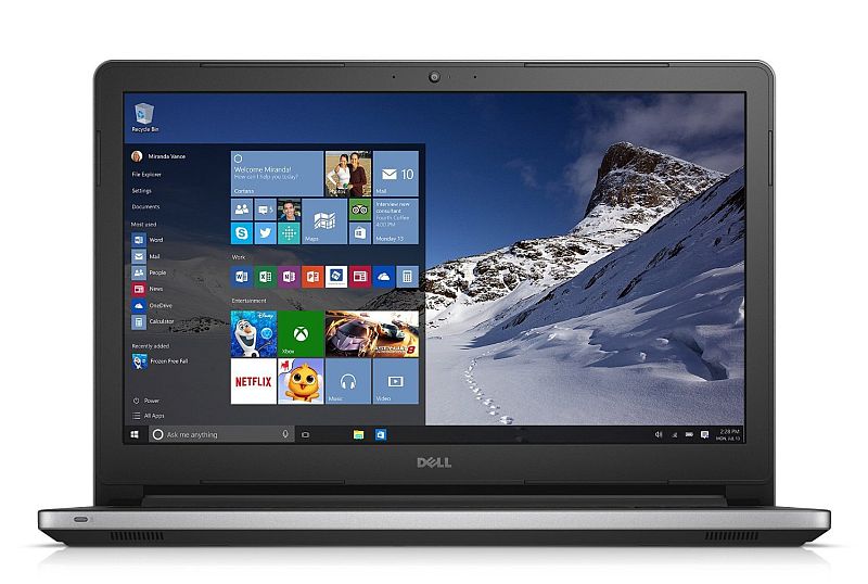 Dell Inspiron 15 i5558-5718SLV Signature Edition Laptop - 15.6" 1080p Full HD Touchscreen, Intel Core i5-4210U, 8GB RAM, 1TB HDD, Windows 10 Home (Silver)