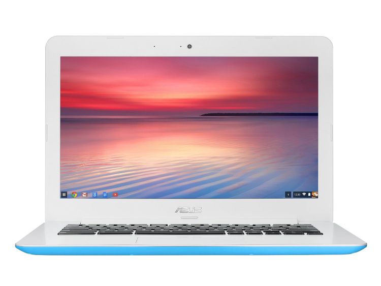 ASUS Chromebook 13-Inch HD with Gigabit WiFi, 16GB Storage & 2GB RAM (Light Blue)