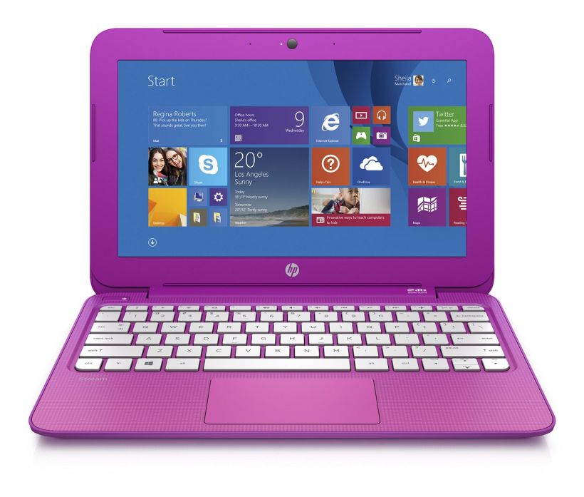 HP Stream 11.6 Inch Laptop (Intel Celeron, 2GB, 32GB eMMC, Orchid Magenta) Includes Office 365 Personal for One Year
