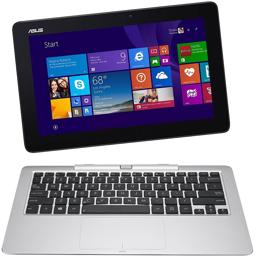 ASUS Transformer Book 12-Inch T200TA-C1-BL 2-in-1 Detachable Touchscreen Laptop, 4 GB RAM, 64 GB Storage