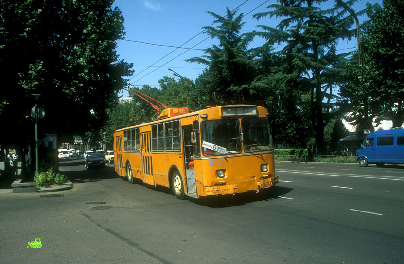 ZiU-9 Trolleybus on Rustaveli Prospect