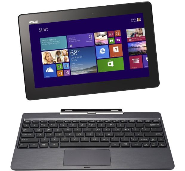 ASUS Transformer Book T100TA-H1-GR 10.1" Detachable 2-in-1 Touchscreen Laptop, 32GB+500GB (Grey)