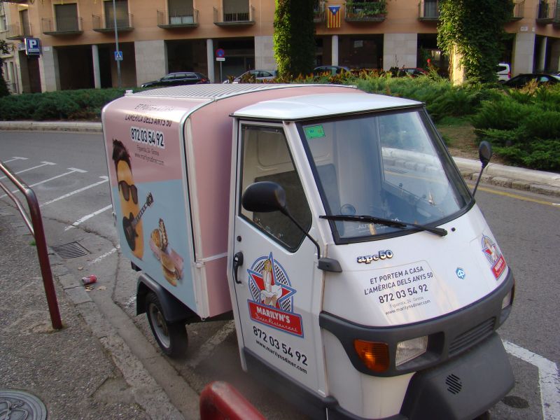 Funny Vehicle on streets of Girona