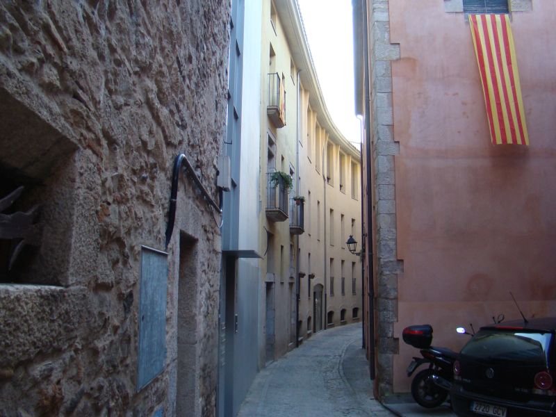 Scenic street of Girona