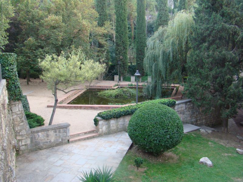 Garden close to Girona's Cathedral