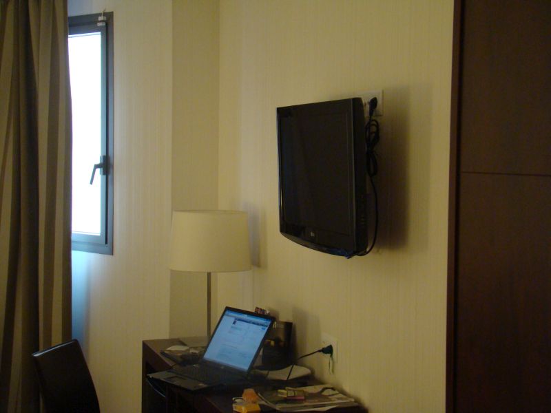 Flat Screen TV at Ultopia hotel Girona