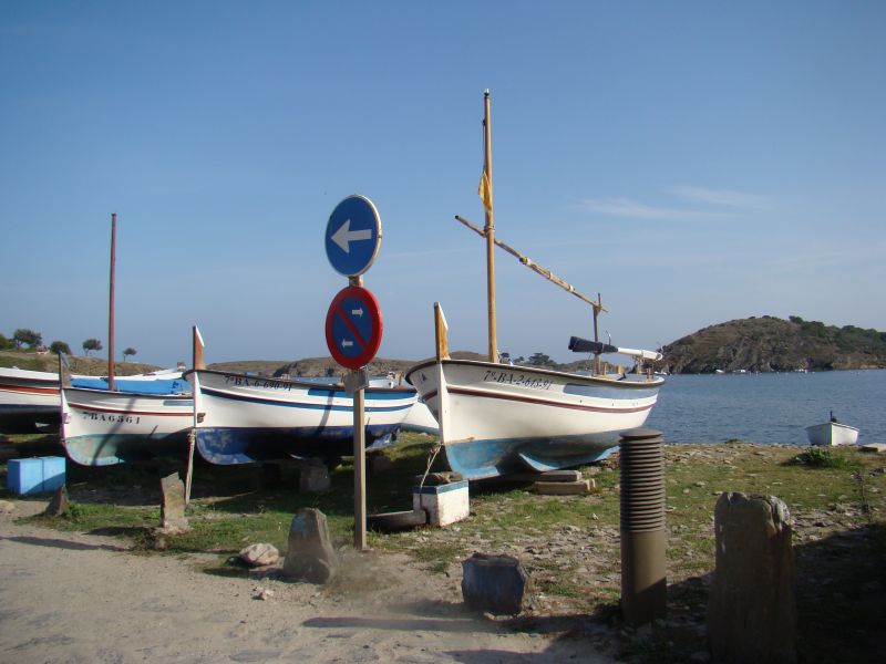 Boats at Cadaques bay