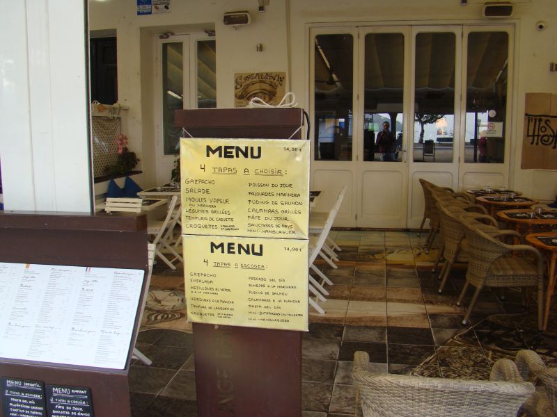 Restaurant at Cadaques