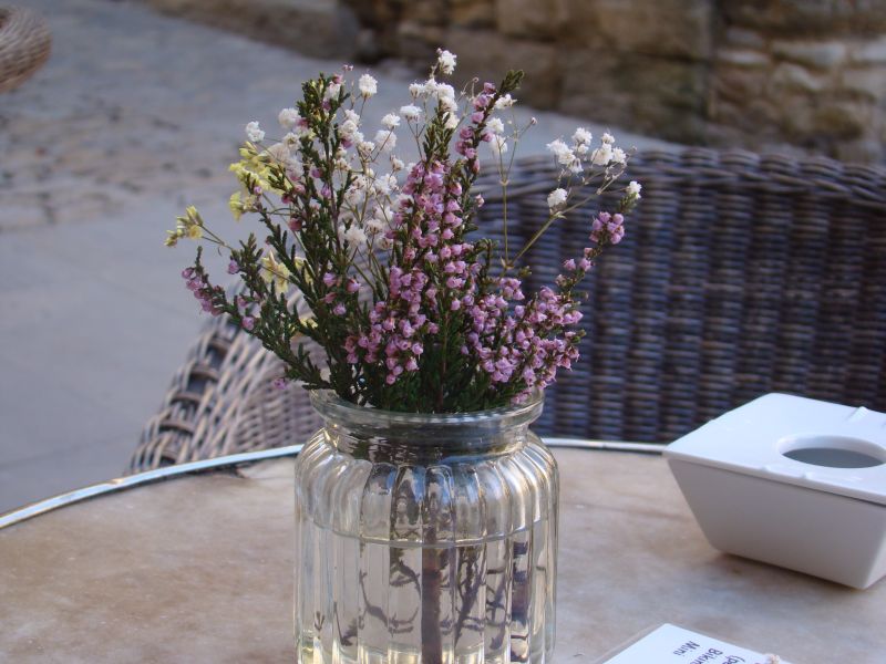 Lavender on table