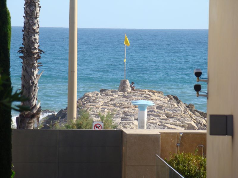 Seaside view from hotel Globos at Sitges