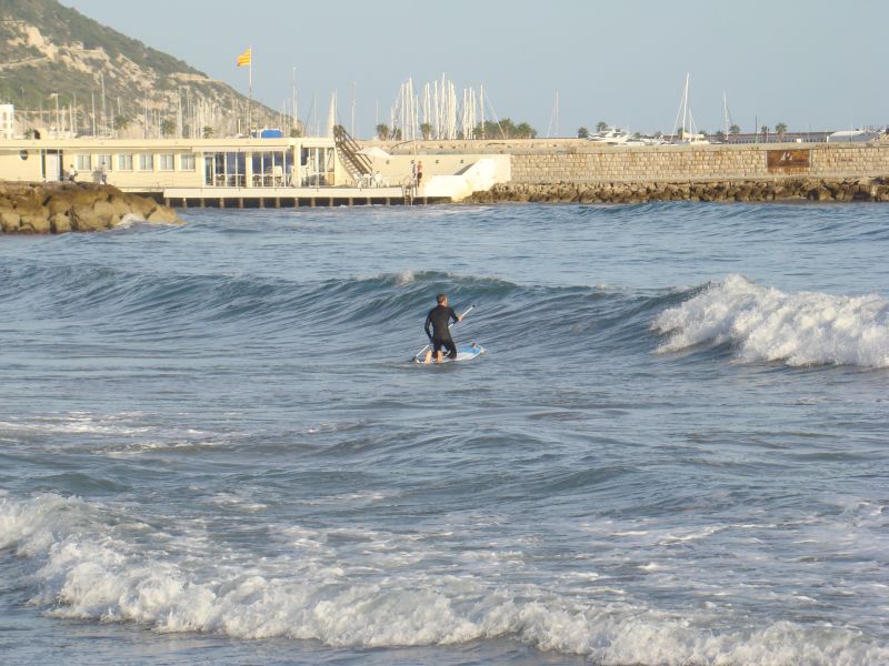 Surfers learn to surf