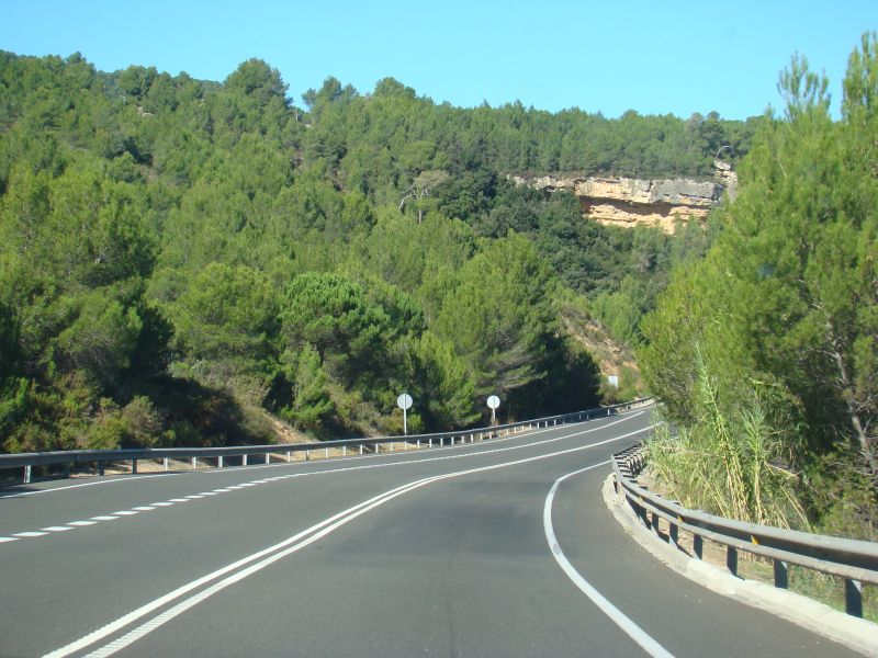 Spectacular roads in Spain