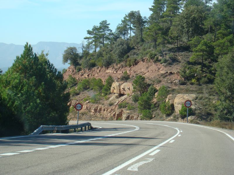 Mountainous road
