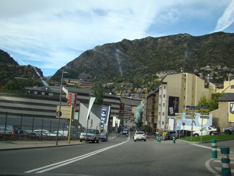Entering Andorra La Vella