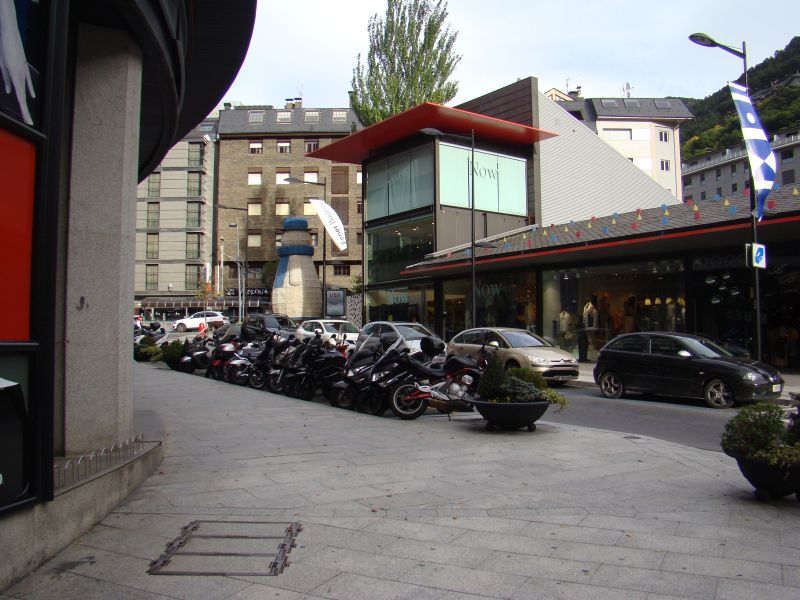 Scooters are popular in Andorra