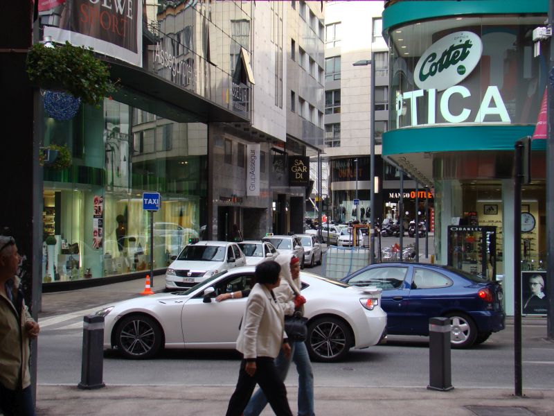 City centre of Andorra La Vella