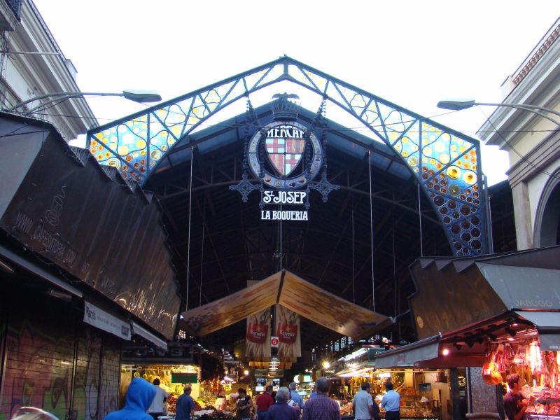 La Boqueria Market in Barcelona