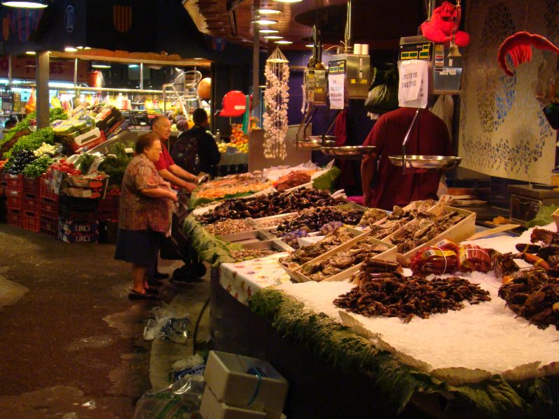 La Boqueria Market in Barcelona