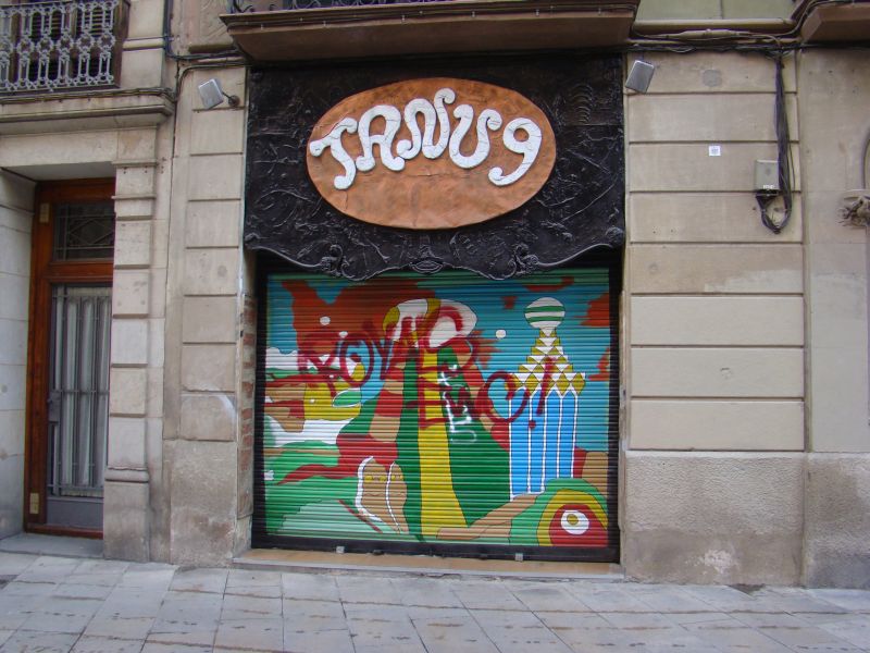 Some street art in Barcelona