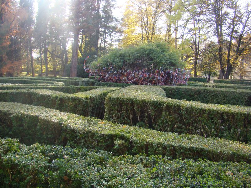 Labyrinth and tree of Wishes at Tsinandali