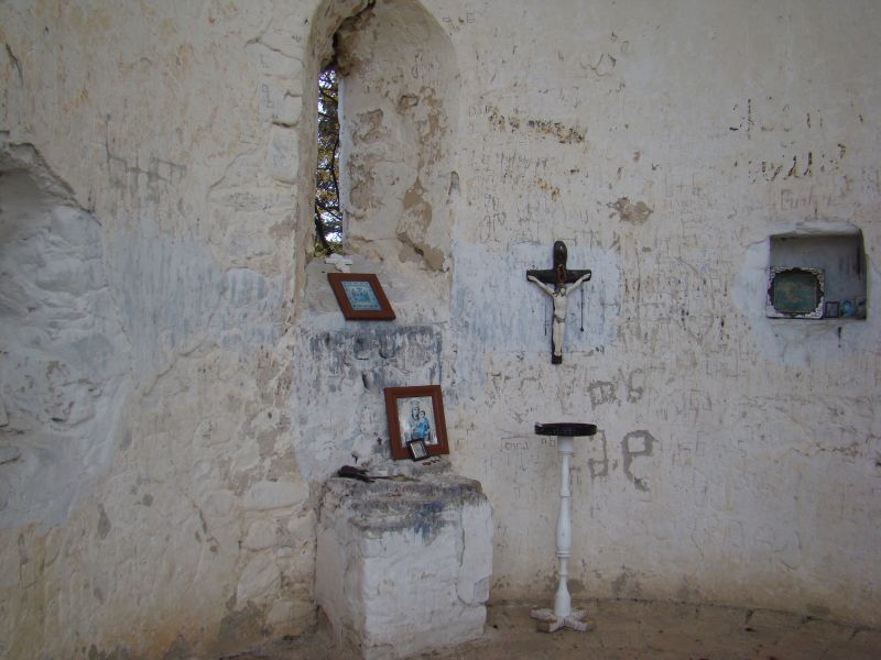 Ruins of Orthodox church at Tsinandali