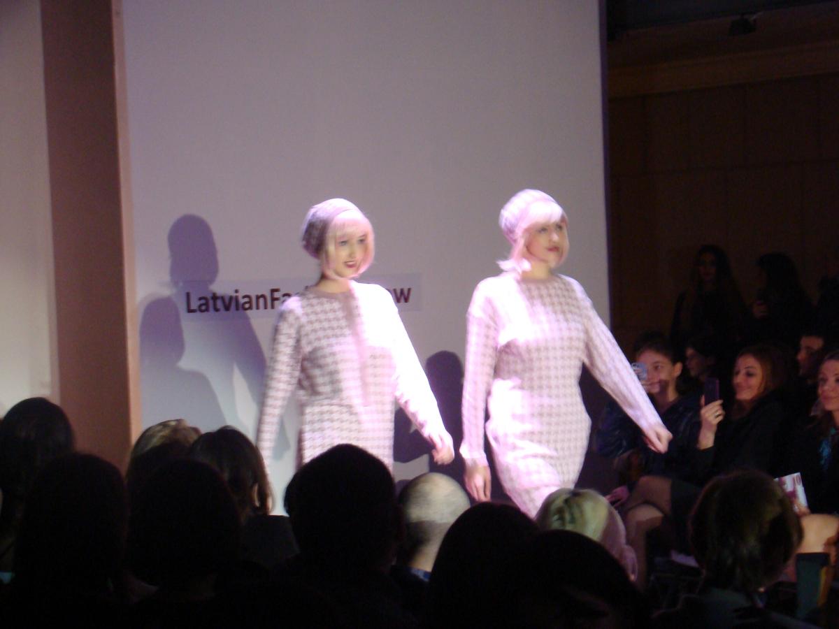 Models at Latvian Fashion Show