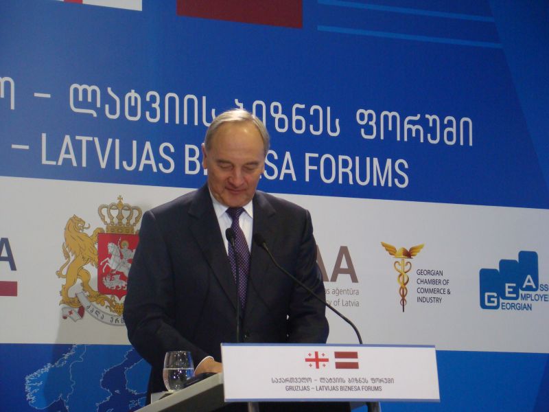 President of Latvia Andris Berzins