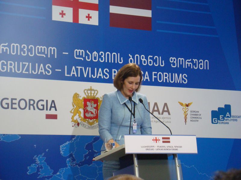 Dana Reizniece-Ozola - Economic minister of Latvia