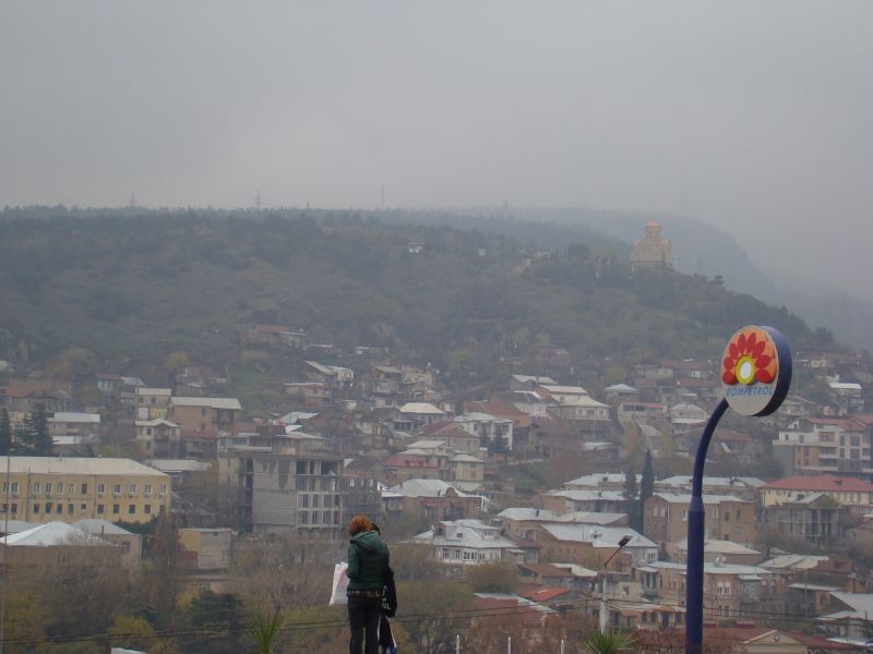 View to Tbilisi city from Hotel Sheraton Metekhi